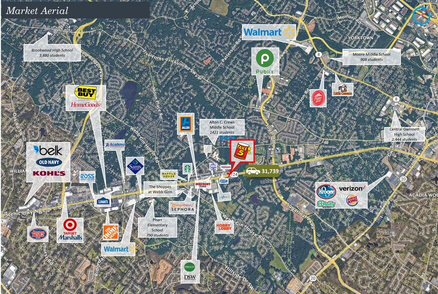 More Photos Of 1083 Scenic GA Hwy, Lawrenceville Freestanding For Sale