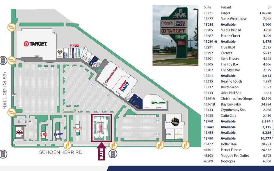 More Photos Of 13361 Hall Rd, Utica General Retail For Lease