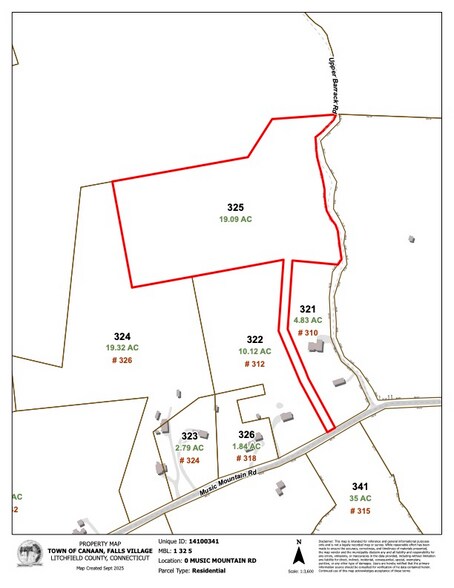 Primary Photo Of Music Mountain Road, Canaan Land For Sale