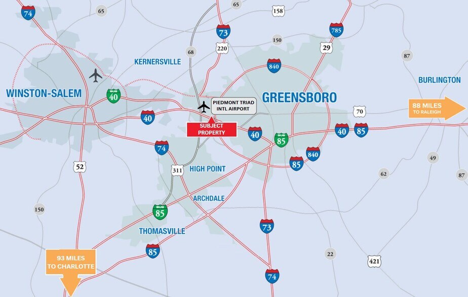 More Photos Of 204 Chimney Rock Rd, Greensboro Warehouse For Lease