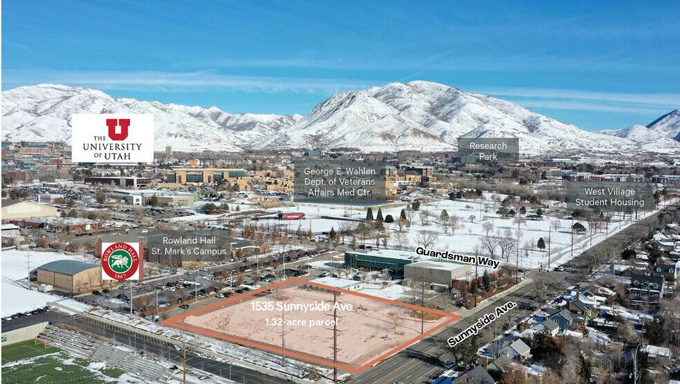 Primary Photo Of 1535 Sunnyside, Salt Lake City Land For Sale