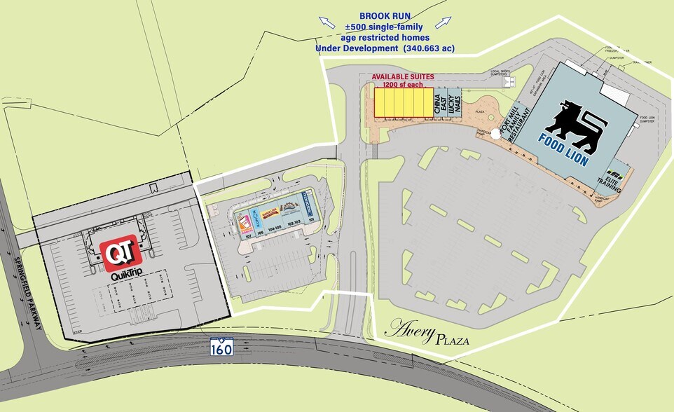 More Photos Of 1346-1354 Highway 160 E, Fort Mill Storefront For Lease