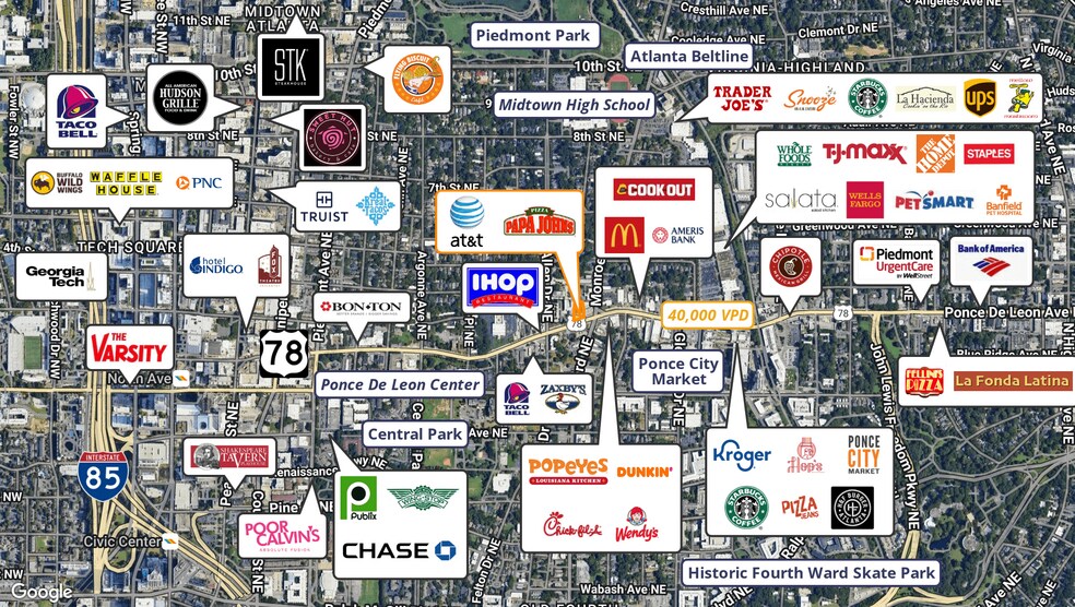 More Photos Of 468-474 Ponce De Leon Ave, Atlanta Storefront For Sale