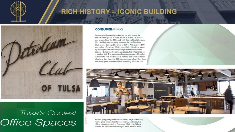 More Photos Of 601 S Boulder Ave, Tulsa Office For Sale