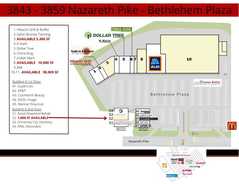 More Photos Of 3843 Nazareth Pike, Bethlehem Unknown For Lease