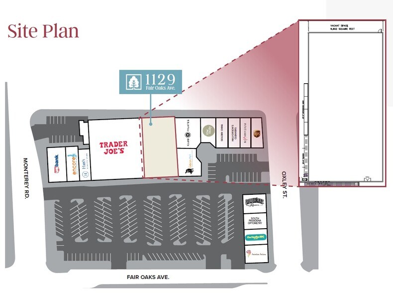 More Photos Of 1129 Fair Oaks Ave, South Pasadena General Retail For Lease