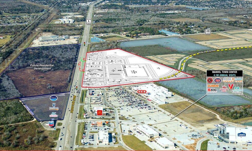 More Photos Of Highway 6 @ Kirby Dr, Manvel Land For Lease