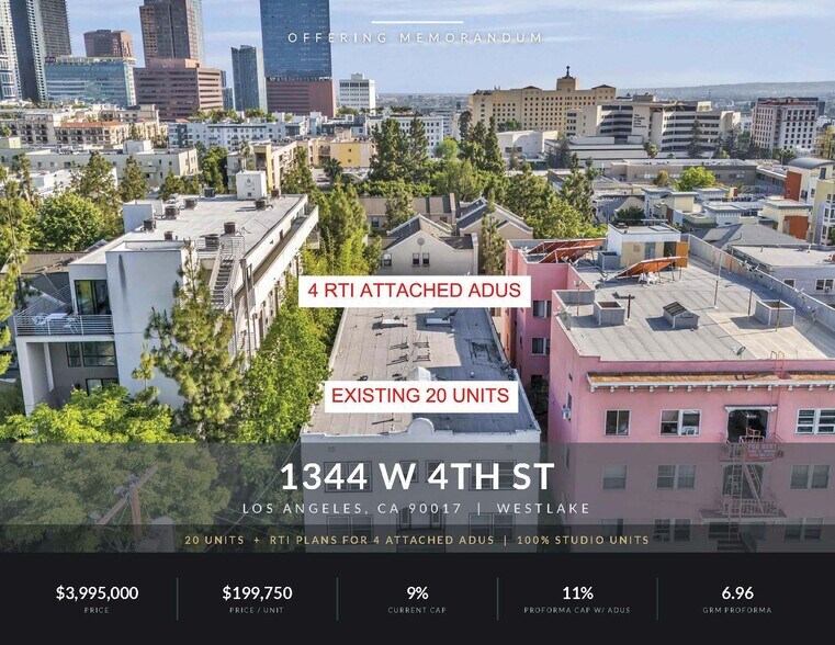 Primary Photo Of 1344 W 4th St, Los Angeles Apartments For Sale
