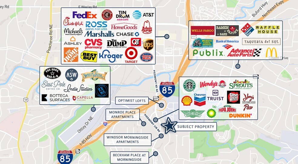 More Photos Of 1752 Cheshire Bridge Rd NE, Atlanta Land For Sale