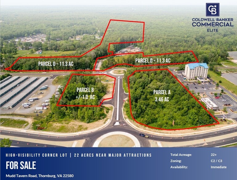 Primary Photo Of 5289 Mudd Tavern Rd, Woodford Land For Sale