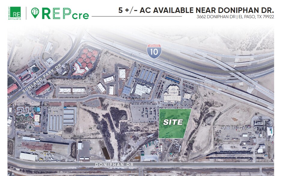 Primary Photo Of 3662 Doniphan Dr, El Paso Land For Sale