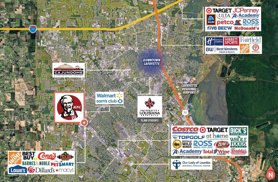 More Photos Of 3328 Ambassador Caffery Pkwy, Lafayette Fast Food For Lease
