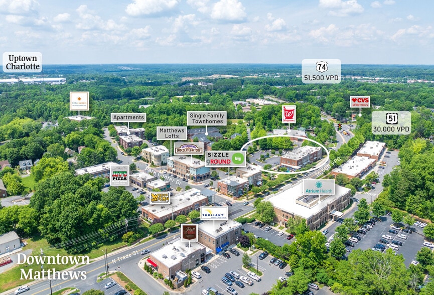 More Photos Of 435 N Trade St, Matthews Office For Sale