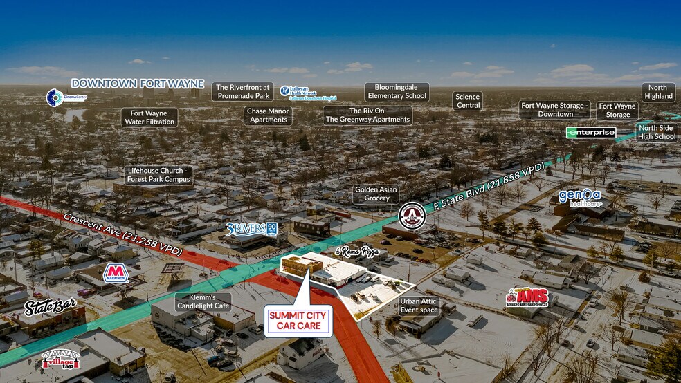 More Photos Of 2311 Crescent Ave, Fort Wayne Auto Repair For Sale