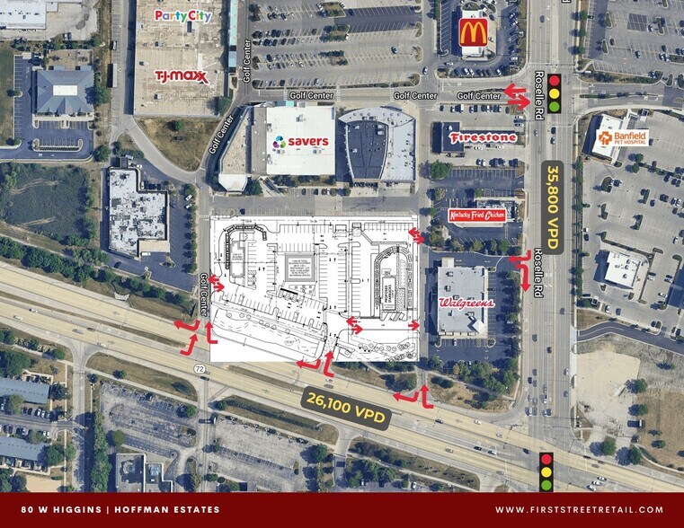 80 W Higgins Rd, Hoffman Estates, IL 60169 Land For Lease