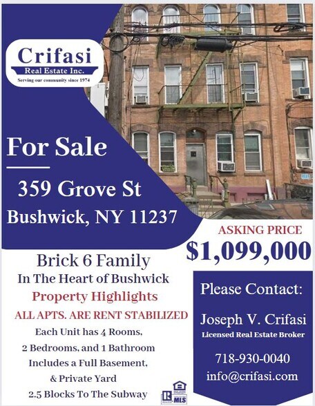 More Photos Of 359 Grove St, Brooklyn Apartments For Sale