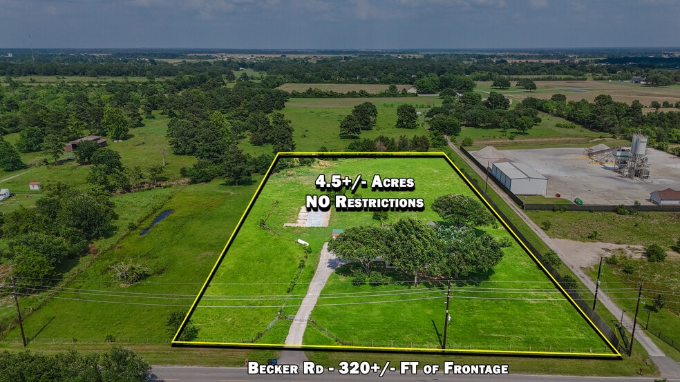 Primary Photo Of 19250 Becker Rd, Hockley Land For Sale