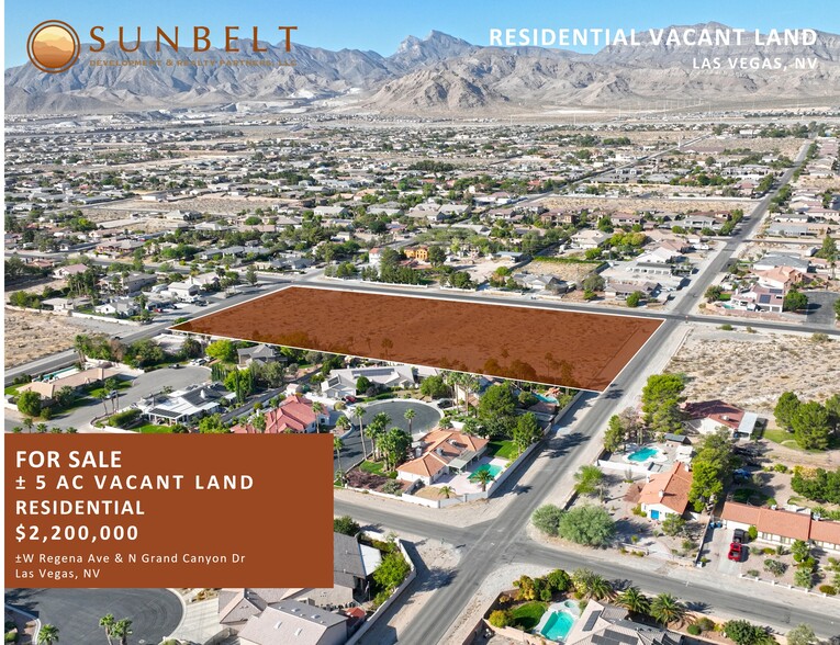 Primary Photo Of N Grand Canyon Dr, Las Vegas Land For Sale