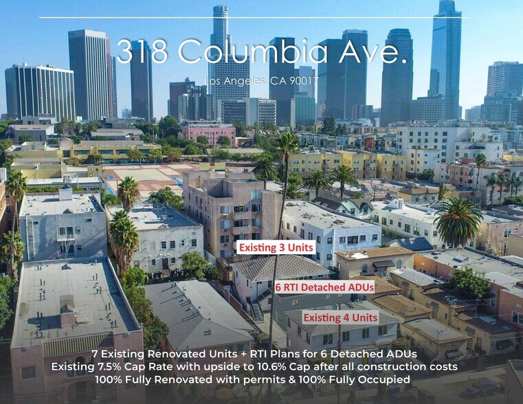Primary Photo Of 316 Columbia Ave, Los Angeles Apartments For Sale