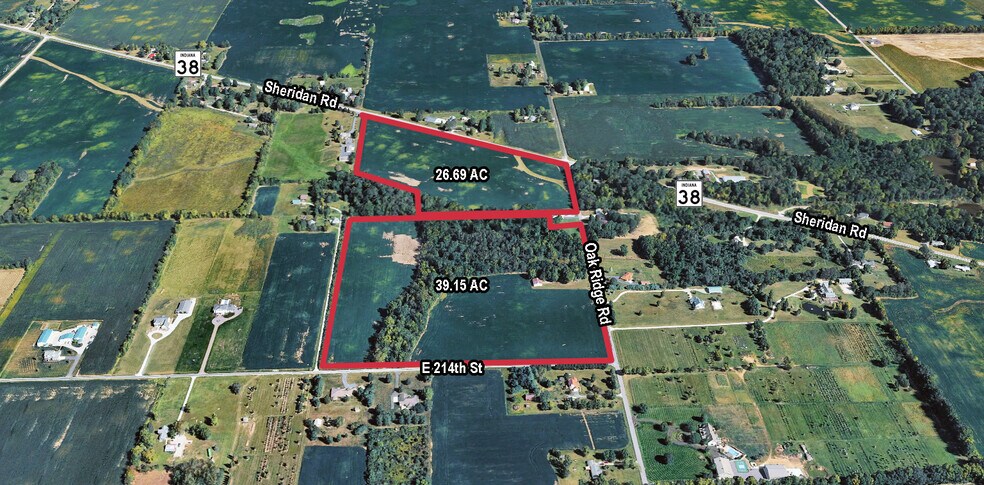 Primary Photo Of E. State Road 38 & Oak Ridge Road Rd, Sheridan Land For Sale