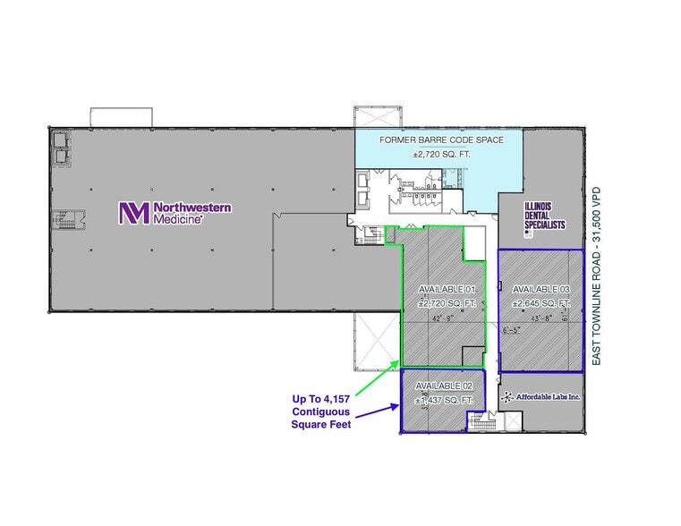 More Photos Of 850-870 N Milwaukee Ave, Vernon Hills Storefront Retail Office For Lease