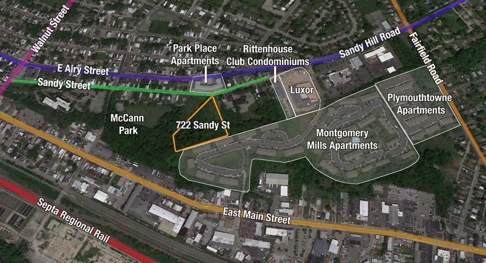 Primary Photo Of 722 Sandy St, Norristown Land For Sale