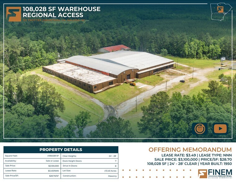 More Photos Of 121 Trotter Industrial Ln, Saluda Warehouse For Lease
