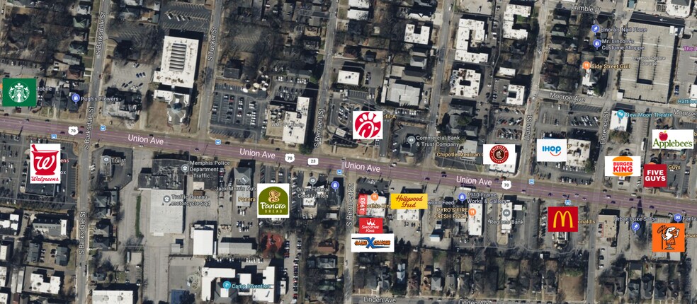 More Photos Of 1993-1995 Union Ave, Memphis Unknown For Lease