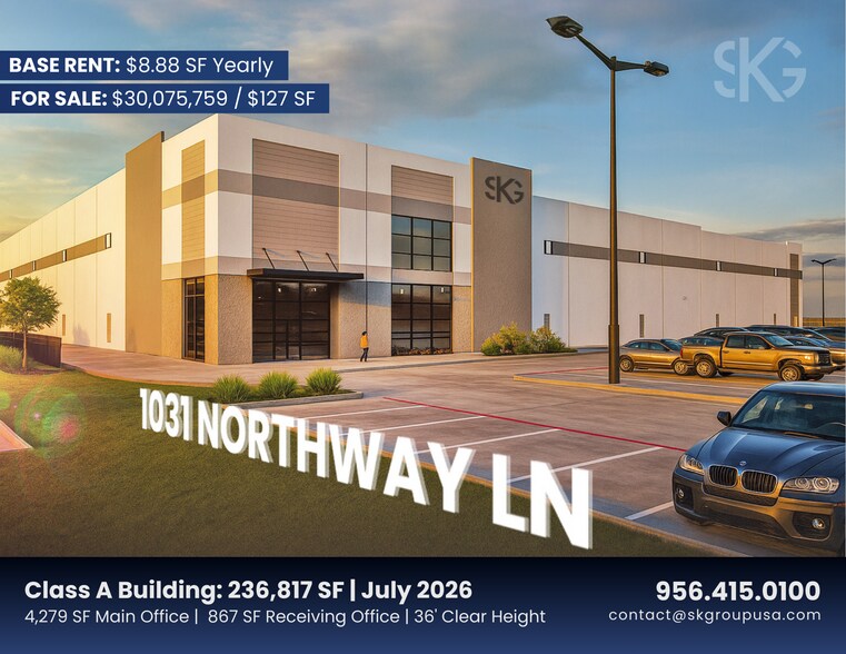 Primary Photo Of 1031 Northway Ln, Laredo Warehouse For Lease