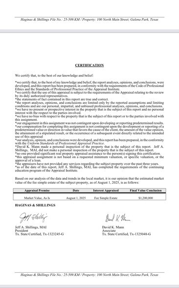 More Photos Of 100 N Main St, Galena Park Freestanding For Sale