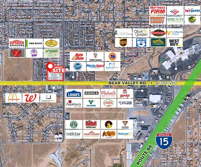 More Photos Of 13650 Bear Valley Rd, Victorville Supermarket For Lease