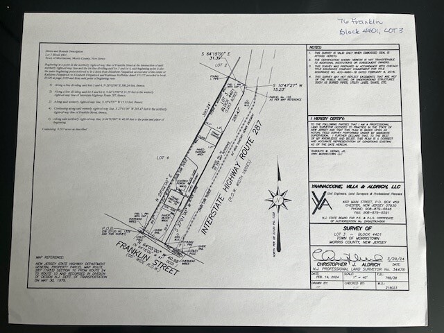 Primary Photo Of 76 Franklin St, Morristown Land For Sale