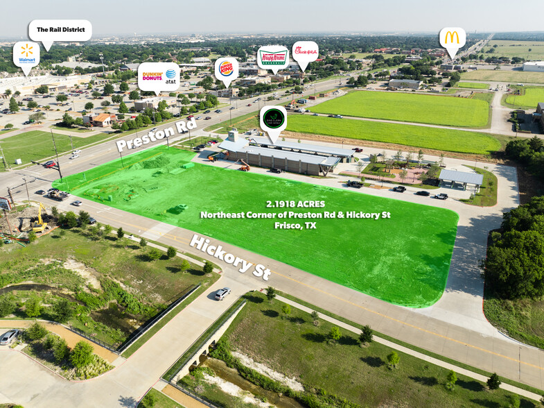 Primary Photo Of NEC Preston Road & Hickory Street, Frisco Land For Sale