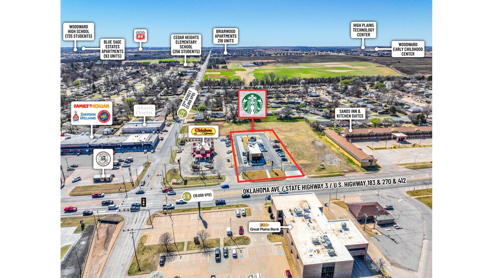 More Photos Of 2215 Oklahoma Ave, Woodward Fast Food For Sale