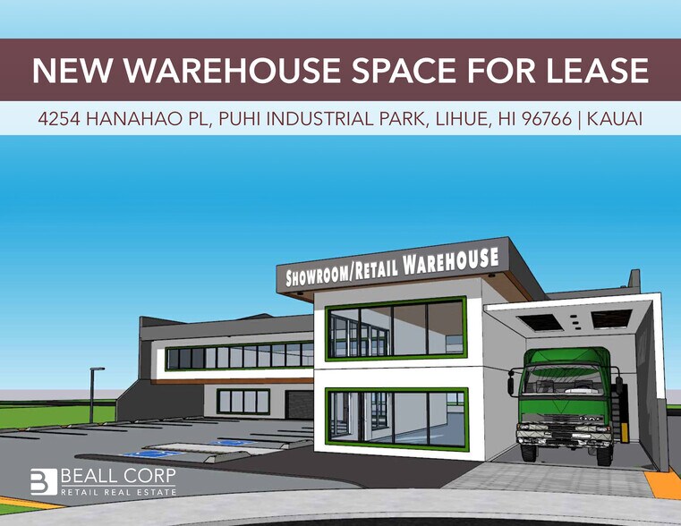 Primary Photo Of 4254 Hanahao Pl Hanahao, Lihue Showroom For Lease