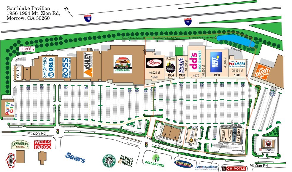 More Photos Of 1950-1994 Mt Zion Rd, Morrow Unknown For Lease