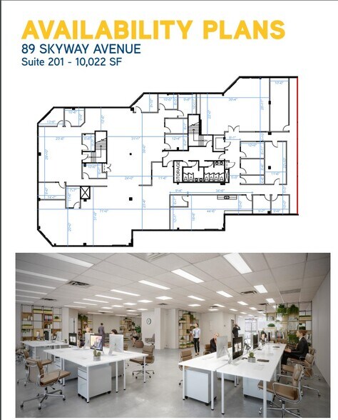 More Photos Of 87 Skyway Ave, Toronto Unknown For Lease