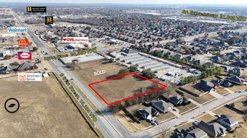Primary Photo Of 801 E Albany St, Broken Arrow Land For Sale