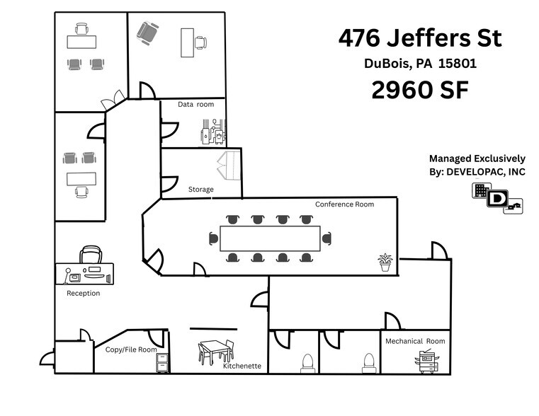 More Photos Of 470-479 Jeffers St, Dubois Office For Lease