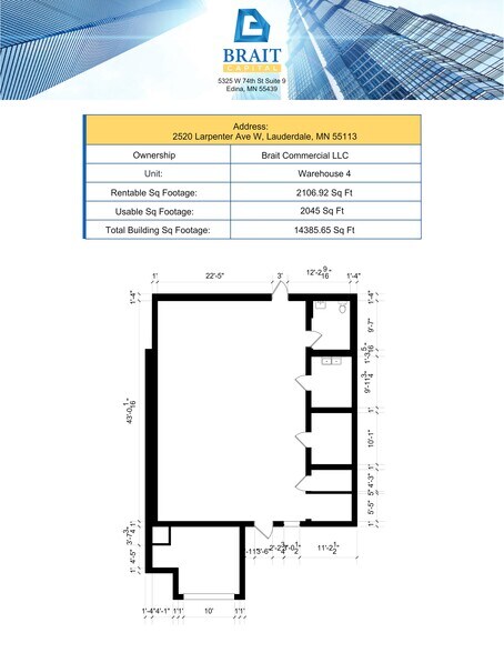 More Photos Of 2520 W Larpenteur Ave, Lauderdale Flex For Sale