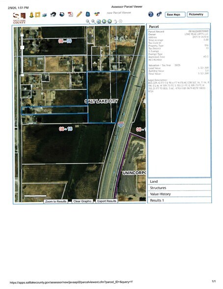 More Photos Of 2075 2670 North Street, Salt Lake City Land For Sale