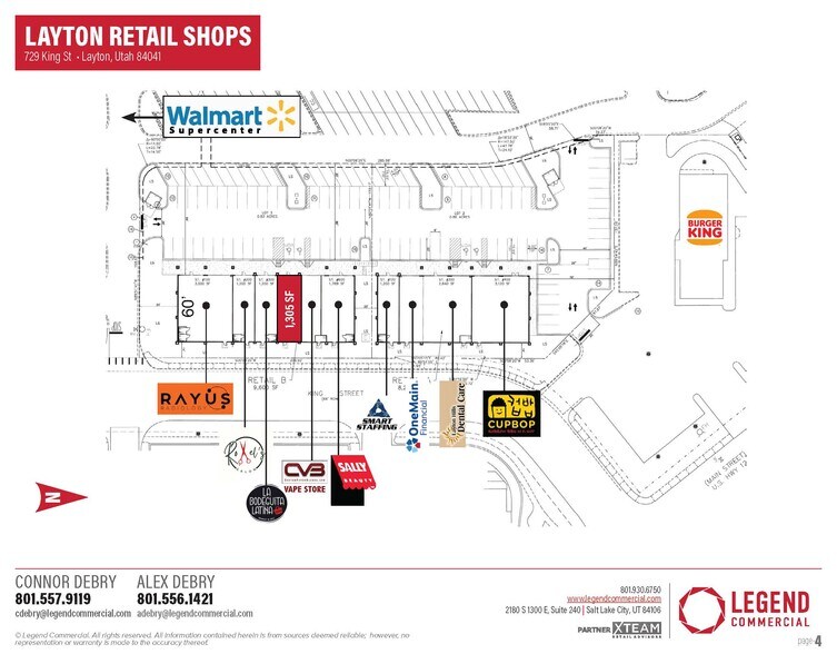 More Photos Of 729 King St, Layton Storefront For Lease