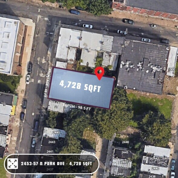Primary Photo Of 2453-57 N Park Ave, Philadelphia Land For Sale