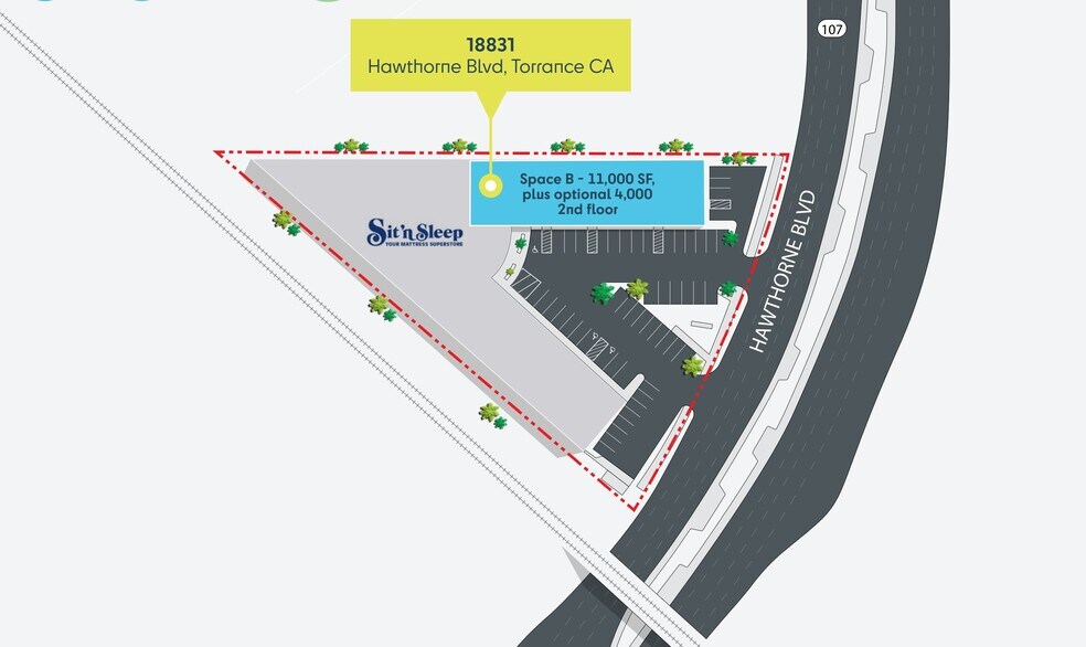 More Photos Of 18831 Hawthorne Blvd, Torrance Storefront For Lease