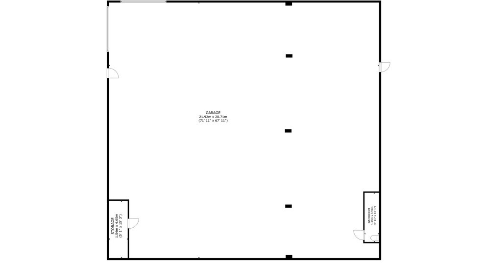 More Photos Of 555 N 13th St, Rogers Warehouse For Lease