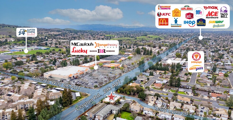 More Photos Of 5195 Clayton Rd, Concord Freestanding For Lease