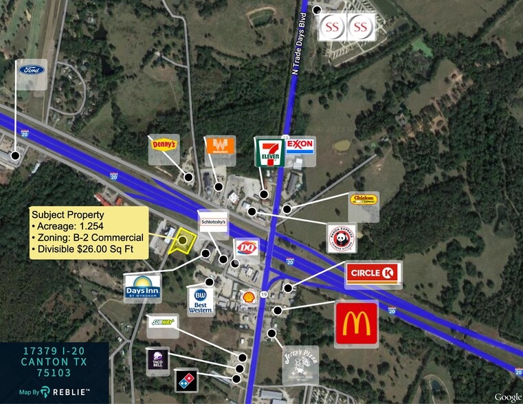 More Photos Of 17379 Interstate 20 S Access Rd, Canton Land For Sale