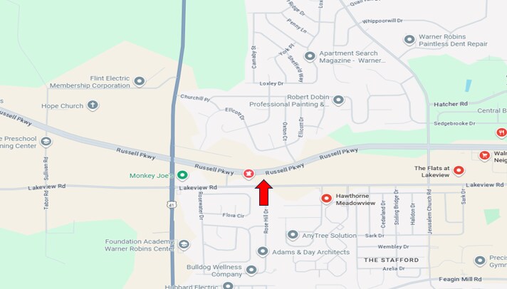 More Photos Of Russell Pkwy & Lakeview Rd, Warner Robins Land For Sale