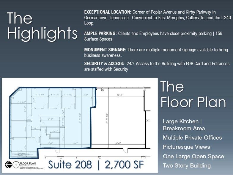 More Photos Of 6800 Poplar Ave, Memphis Office For Lease
