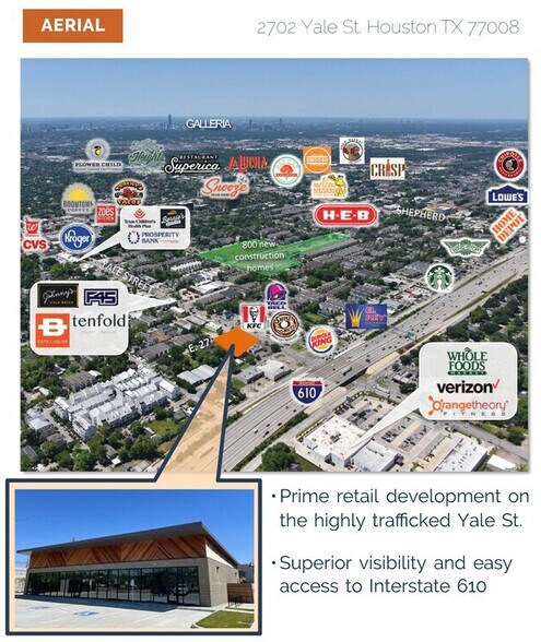 More Photos Of 2702 Yale St, Houston Freestanding For Lease